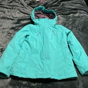 ZeroXposur Woman’s Teal Hooded Coat